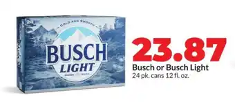 Hy-Vee Busch or Busch Light offer