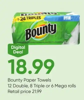 Stater Bros Bounty Paper Towels offer