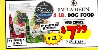 Ollie's PAULA DEEN DOG FOOD offer