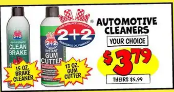 Ollie's AUTOMOTIVE CLEANERS offer