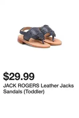 Marshalls JACK ROGERS Leather Jacks Sandals (Toddler) offer