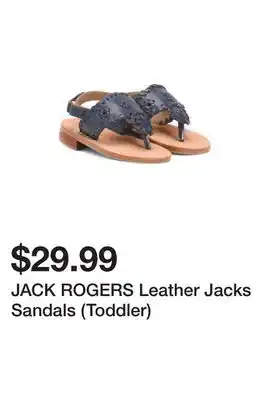 Marshalls JACK ROGERS Leather Jacks Sandals (Toddler) offer