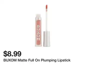 Marshalls BUXOM Matte Full On Plumping Lipstick offer