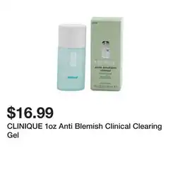Marshalls CLINIQUE 1oz Anti Blemish Clinical Clearing Gel offer