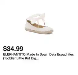 Marshalls ELEPHANTITO Made In Spain Deia Espadrilles (Toddler Little Kid Big Kid) offer