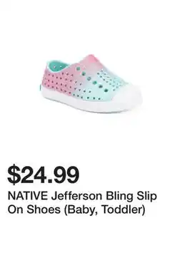 Marshalls NATIVE Jefferson Bling Slip On Shoes (Baby, Toddler) offer