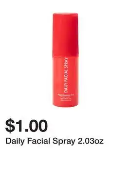 Five Below Daily Facial Spray 2.03oz offer