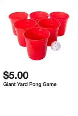 Five Below Giant Yard Pong Game offer