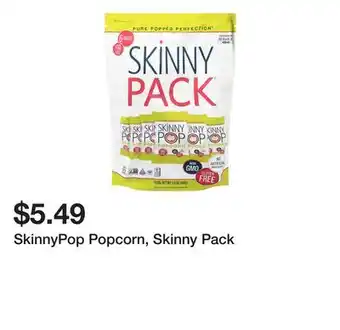 Wegmans SkinnyPop Popcorn, Skinny Pack offer