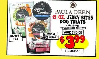 Ollie's PAULA DEEN JERKY BRITES DOG BITES offer