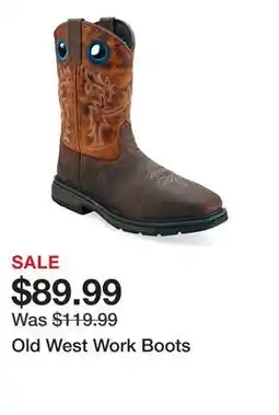 Tractor Supply Company Old West Work Boots offer