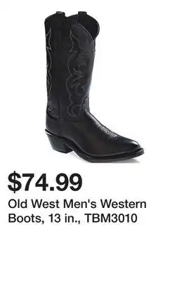 Tractor Supply Company Old West Men's Western Boots, 13 in., TBM3010 offer