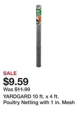 Tractor Supply Company YARDGARD 10 ft. x 4 ft. Poultry Netting with 1 in. Mesh offer