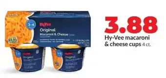 Hy-Vee Hy-vee macaroni & cheese cups offer