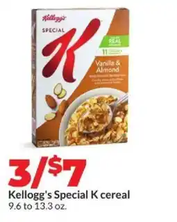 Hy-Vee Kellogg's special K cereal offer