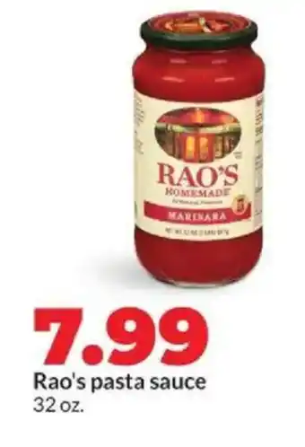 Hy-Vee Rao's pasta sauce offer
