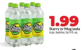Hy-Vee Starry or Mug soda offer