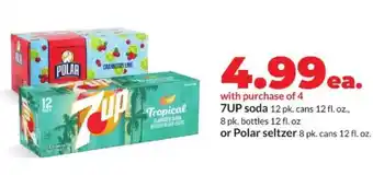 Hy-Vee 7UP soda or Polar seltzer offer