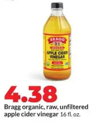 Hy-Vee Bragg organic, raw, unfiltered apple cider vinegar offer