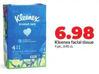 Hy-Vee Kleenex facial tissue offer
