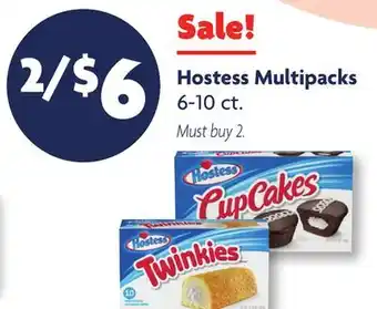 Family Dollar Hostess Multipacks offer
