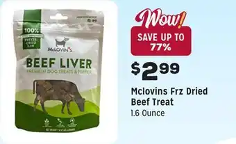 Grocery Outlet Frz Dried Beef Treat offer
