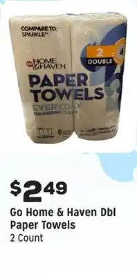 Grocery Outlet Dbl Paper Towels offer