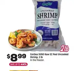 Grocery Outlet CenSea 51/60 Raw EZ Peel Uncooked Shrimp offer