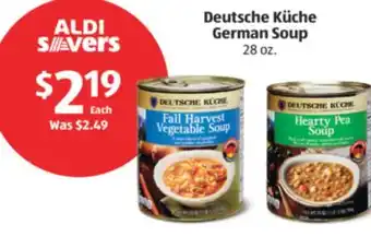Aldi Deutsche Küche German Soup offer
