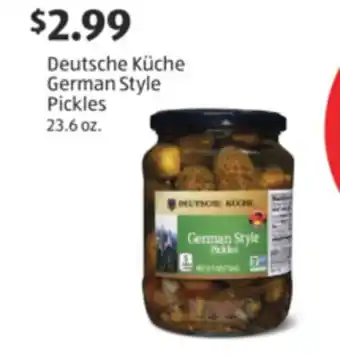 Aldi Deutsche Küche German Style Pickles offer