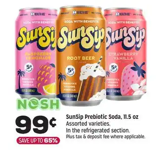Grocery Outlet SunSip Prebiotic Soda offer