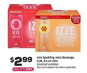 Grocery Outlet Izze Sparkling Juice Beverage offer