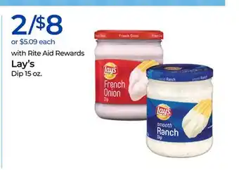 Rite Aid Lay's Dip offer