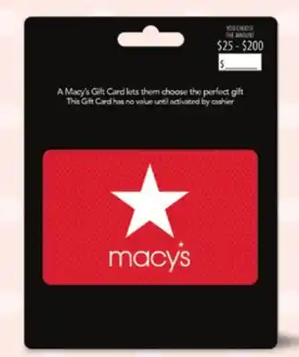 Rite Aid Macy's Gift Card offer