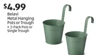 Aldi Belavi Metal Hanging Pots or Trough offer