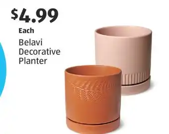 Aldi Belavi Decorative Planter offer