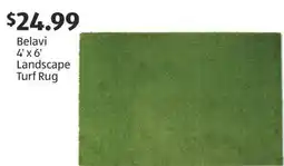 Aldi Belavi 4' x 6' Landscape Turf Rug offer