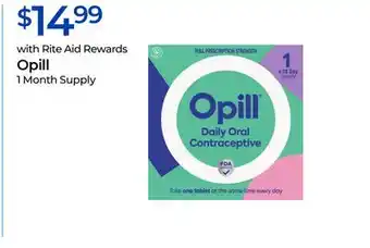 Rite Aid Opill offer