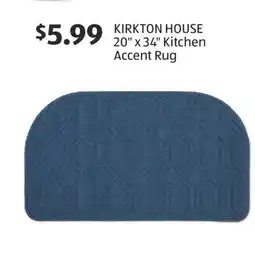 Aldi KIRKTON HOUSE 20 x 34 Kitchen Accent Rug offer