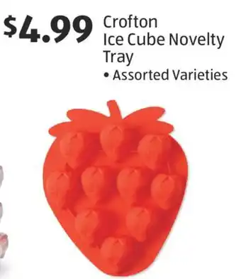 Aldi Crofton Ice Cube Novelty Tray offer