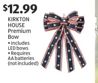 Aldi KIRKTON HOUSE Premium Bow offer