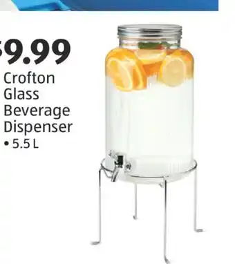 Aldi Crofton Glass Beverage Dispenser offer