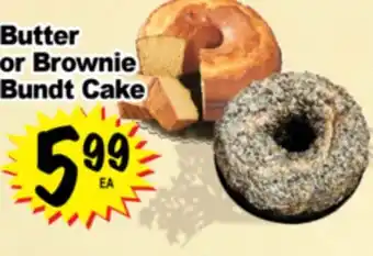 Superior Grocers Butter or Brownie Bundt Cake offer