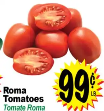 Superior Grocers Roma Tomatoes offer