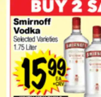 Superior Grocers Smirnoff Vodka offer