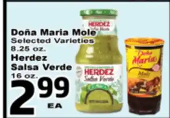 Superior Grocers Doña Maria Mole Herdez Verde offer