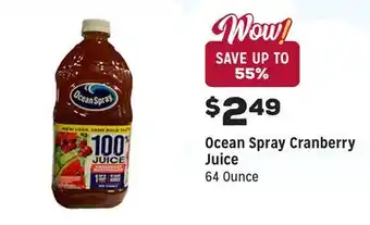 Grocery Outlet Cranberry Juice offer