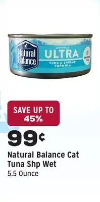 Grocery Outlet Balance Cat Tuna Shp Wet offer