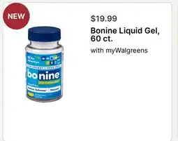 Walgreens Bonine Liquid Gel offer