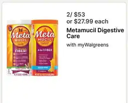 Walgreens Metamucil Digestive Care offer